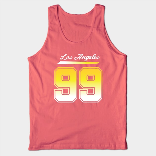 Aaron Donald Jersey Tee Tank Top by johnnystackart